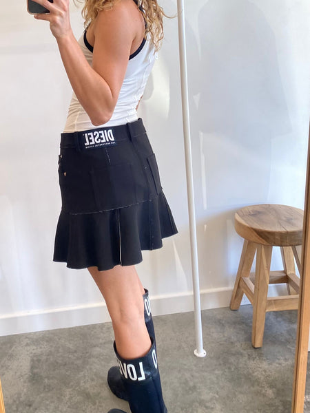 Diesel mini skirt black