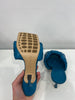 Quilted Lido Sandals - Vintage Blue - Unworn