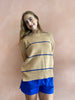 Harper Stripe Sweater - Honey & Sapphire