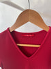 Prada red v neck T-shirt