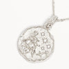 She is Zodiac Necklace in Silver- Sagittarius