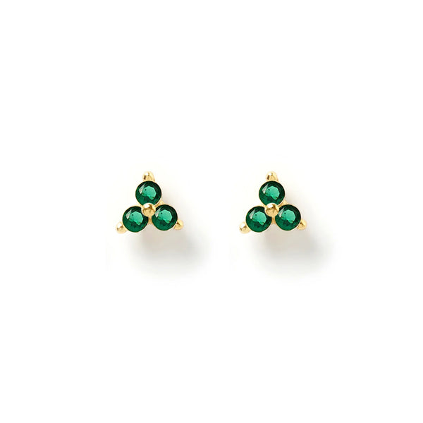 Cassia Stud Earring- Emerald