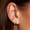 Cassia Stud Earring- Emerald