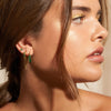 Magenta Earrings- Emerald