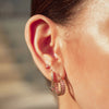 Magenta Earring- Rose