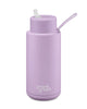 1L Ceramic Reusable Bottle with Straw Lid - Lilac Haze